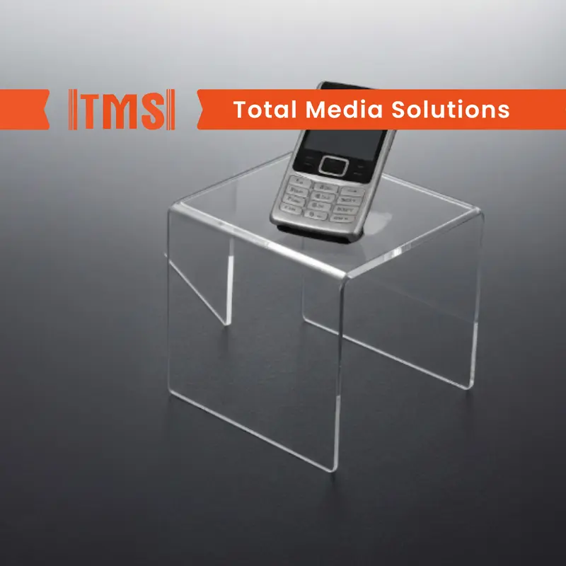 Clear Acrylic Shop Window Risers