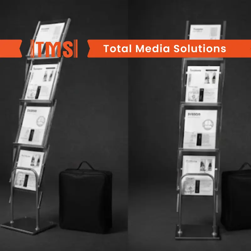 Steel Base Brochure Stand-A4